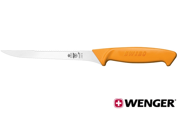 Нож профессиональный. SWIBO, для рыбы, flexible, 16 см (2.48.16)
